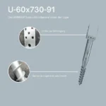 8 pièces : U 60x730-91