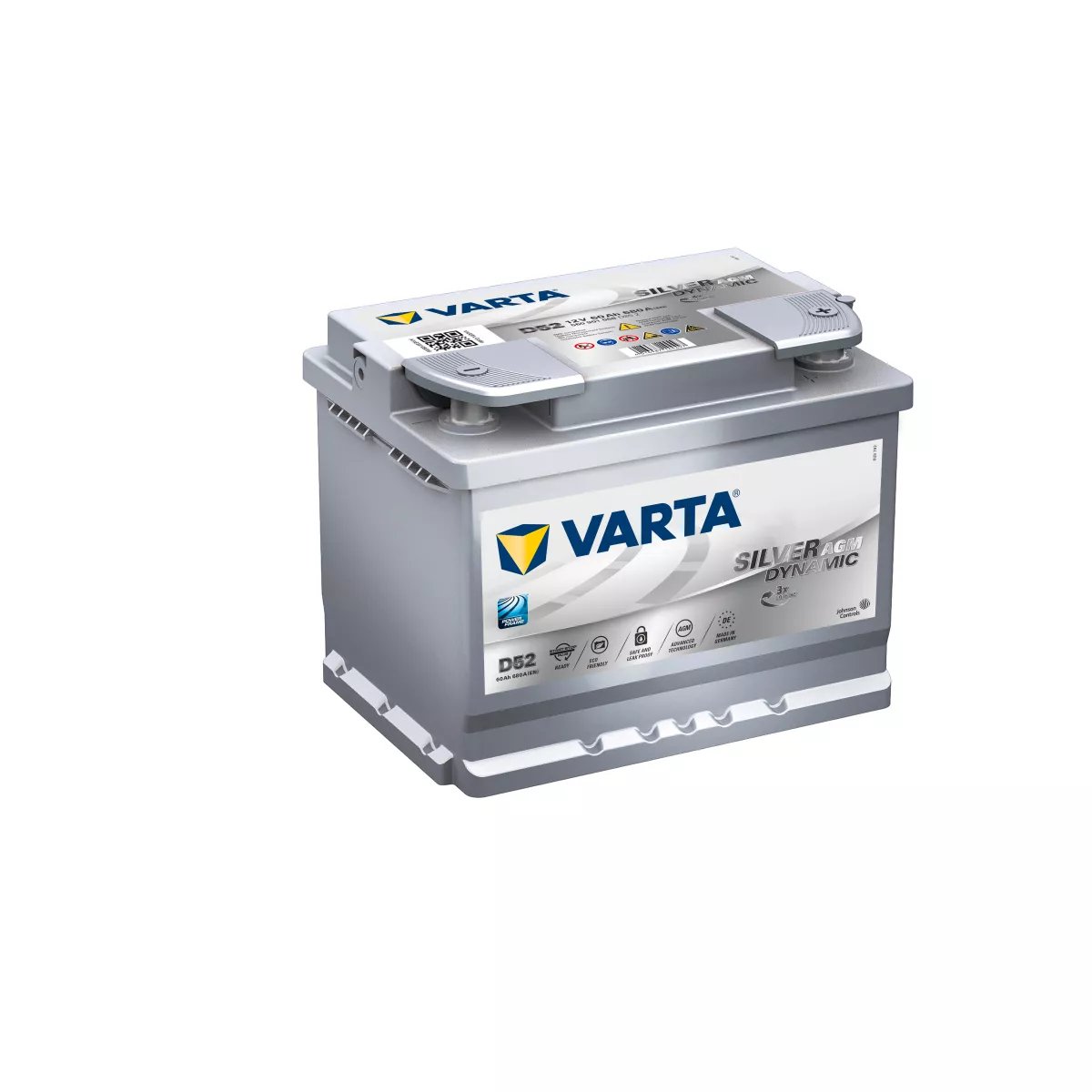 BATTERIE VARTA START STOP PLUS AGM D52 12V 60AH 680A BATTERIE VARTA START STOP PLUS AGM D52 12V 60AH 680A – Image 1