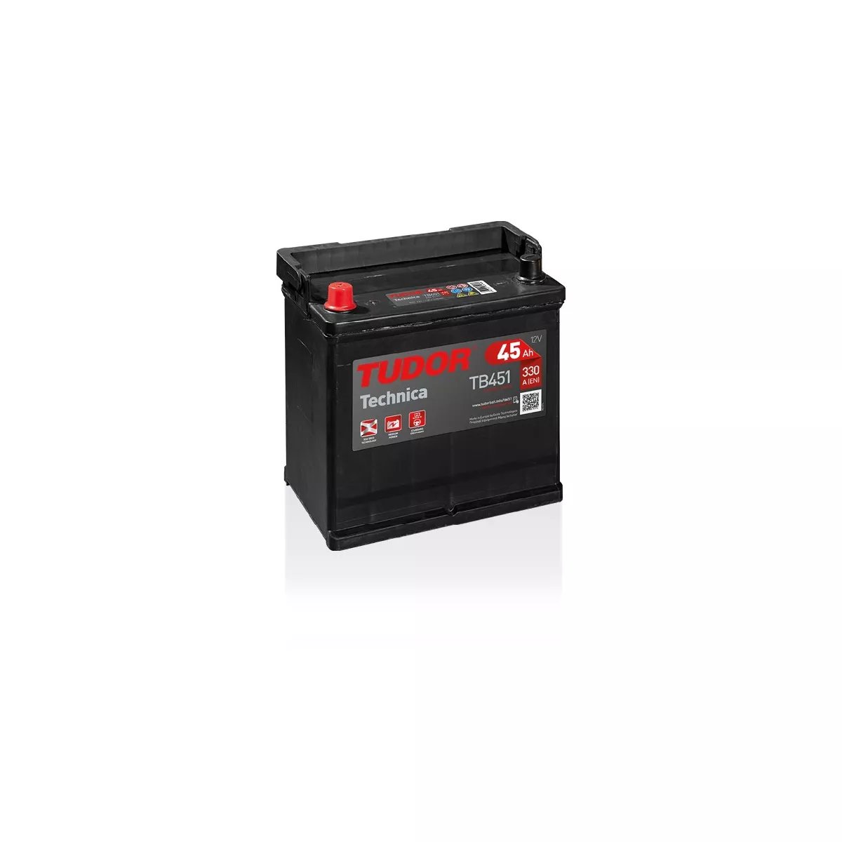 Batterie TECHNICA TUDOR TB451 12V 45Ah 330A Batterie TECHNICA TUDOR TB451 12V 45Ah 330A – Image 1
