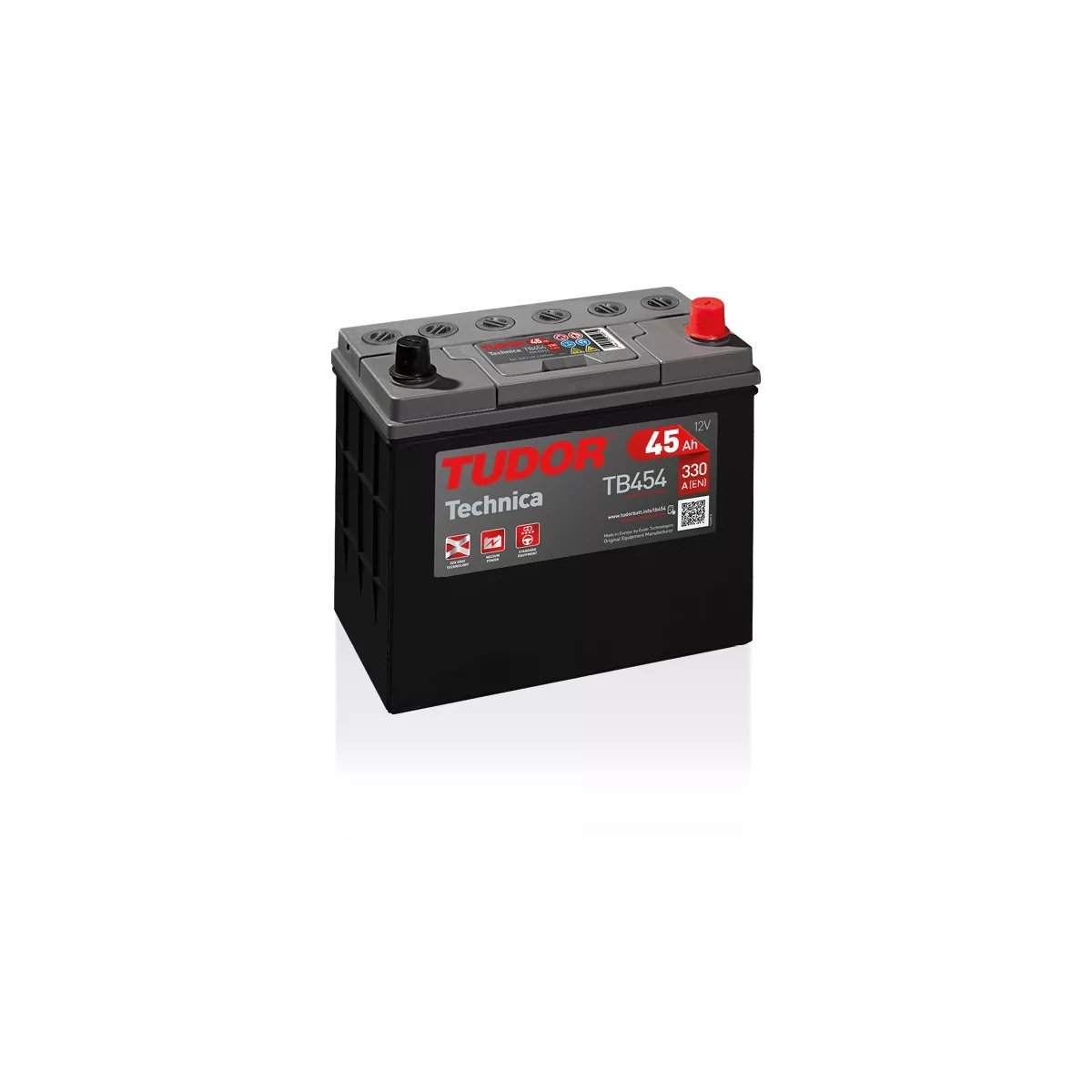 Batterie TECHNICA TUDOR TB454 12V 45Ah 330A Batterie TECHNICA TUDOR TB454 12V 45Ah 330A – Image 1