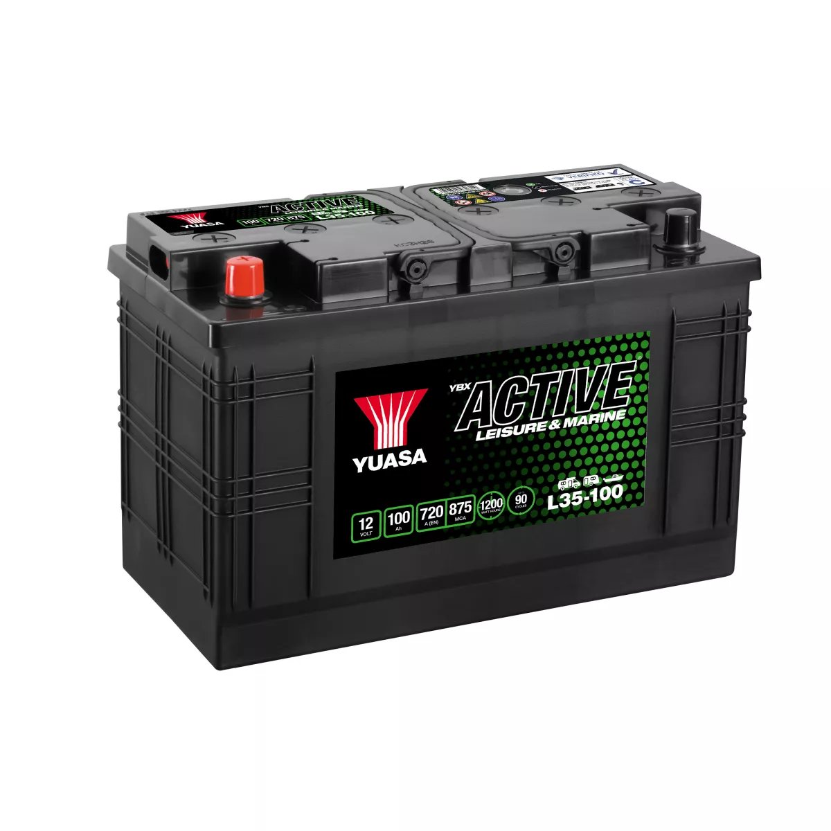 Batterie Yuasa Leisure L35-100 12V 100Ah 700A Batterie Yuasa Leisure L35-100 12V 100Ah 700A – Image 1