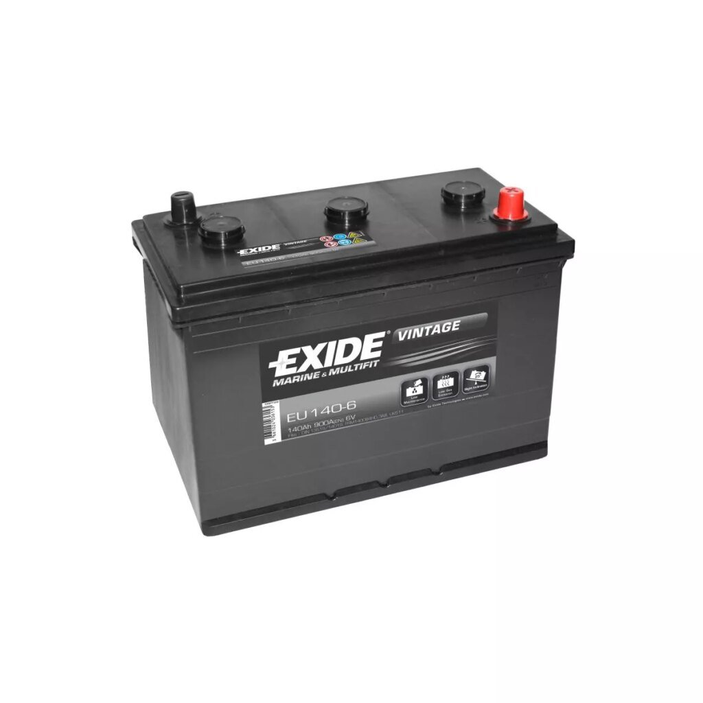 BATTERIE EXIDE VINTAGE 6V 140Ah 900A(EN) M04