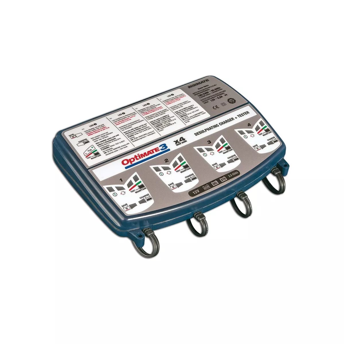 CHARGEUR OPTIMATE 3 X 4 SORTIES TM454 CHARGEUR OPTIMATE 3 X 4 SORTIES TM454 – Image 1