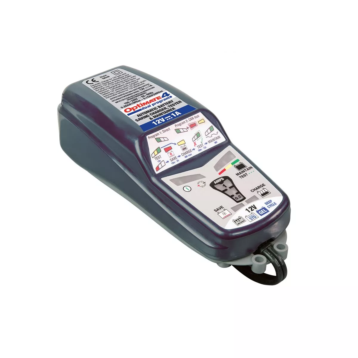 CHARGEUR OPTIMATE 4 DUAL PROGRAM TM340 DUAL CHARGEUR OPTIMATE 12V TM-500 – Image 1