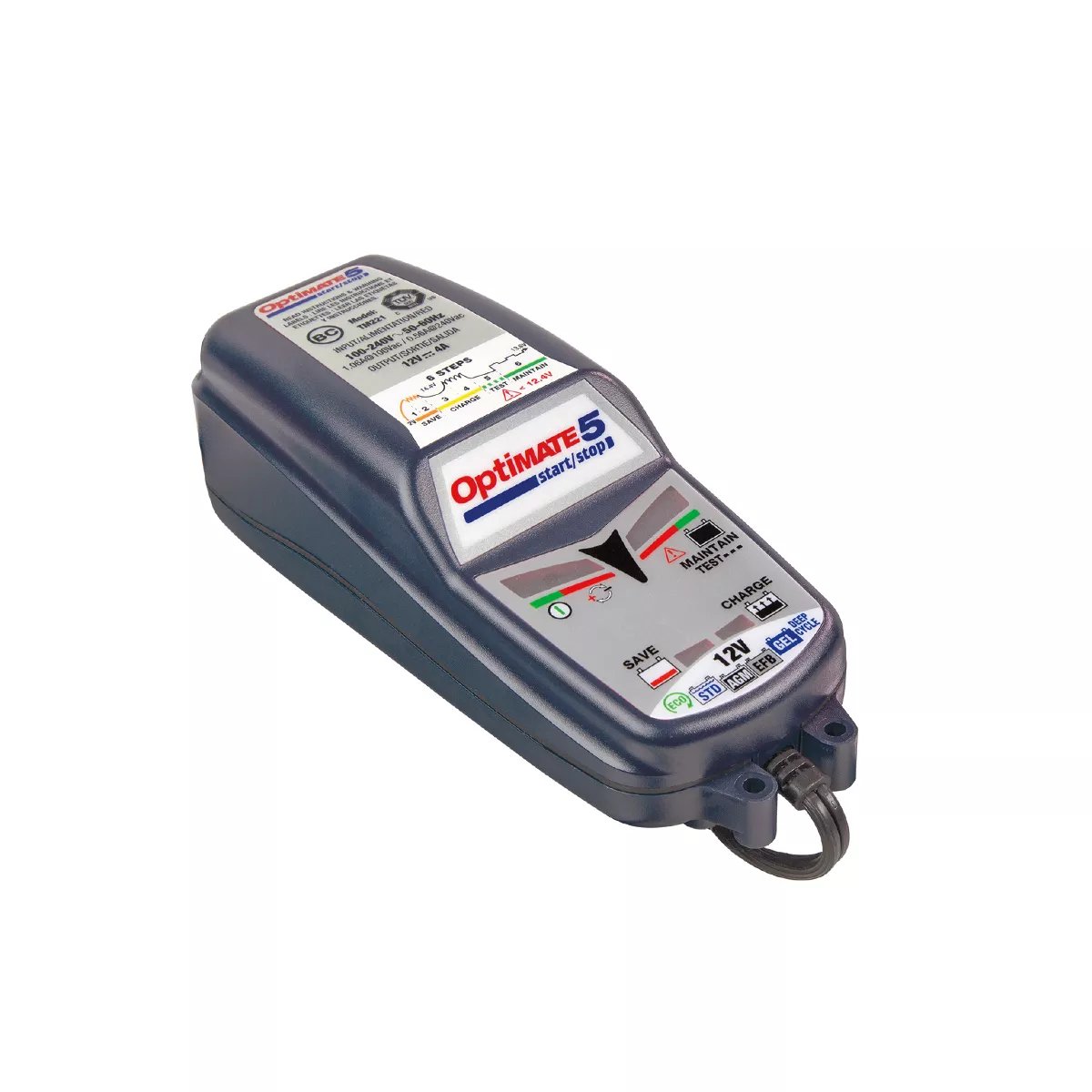 CHARGEUR OPTIMATE 5 START STOP TM220-4A CHARGEUR OPTIMATE 5 START STOP TM220-4A – Image 1