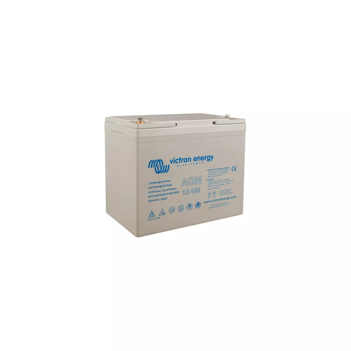BATTERIE VICTRON ENERGY AGM SUPER CYCLE 12V 100Ah BATTERIE VICTRON ENERGY AGM SUPER CYCLE 12V 100Ah – Image 1