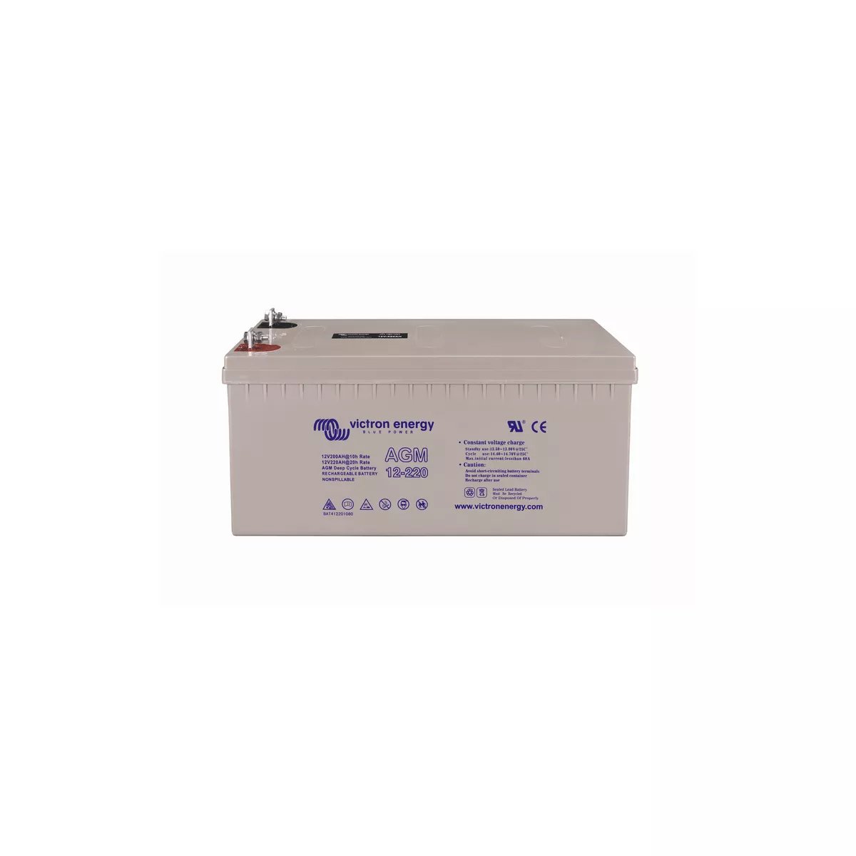 BATTERIE VICTRON ENERGY AGM DEEP CYCLE 12V 220Ah BATTERIE VICTRON ENERGY AGM DEEP CYCLE 12V 220Ah – Image 1