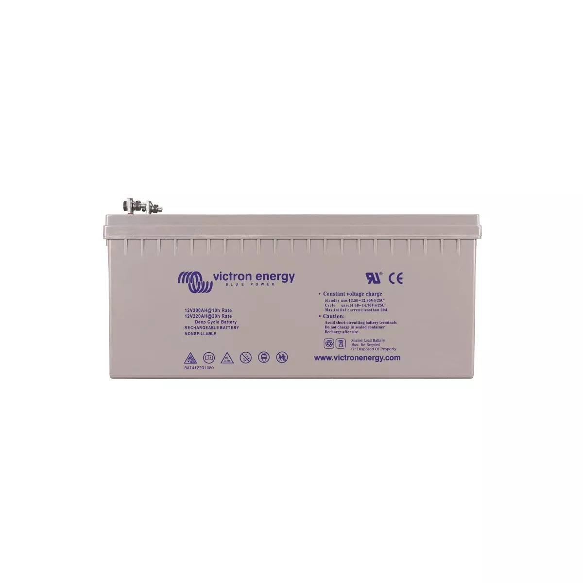 BATTERIE VICTRON ENERGY GEL DEEP CYCLE 12V 220Ah BATTERIE VICTRON ENERGY GEL DEEP CYCLE 12V 220Ah – Image 1