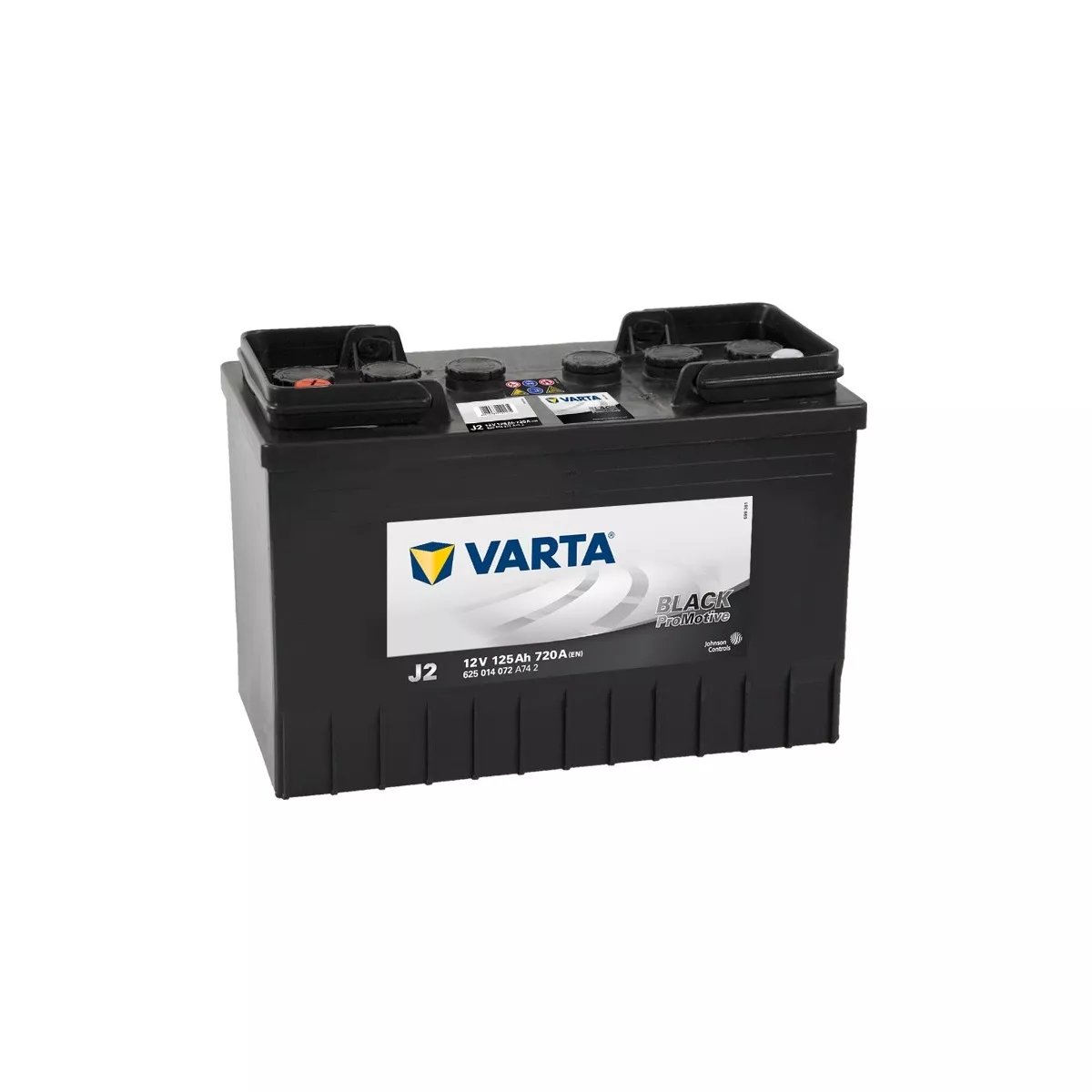 BATTERIE VARTA PROMOTIVE BLACK J2 12V 125AH 720A BATTERIE VARTA PROMOTIVE BLACK J2 12V 125AH 720A – Image 1
