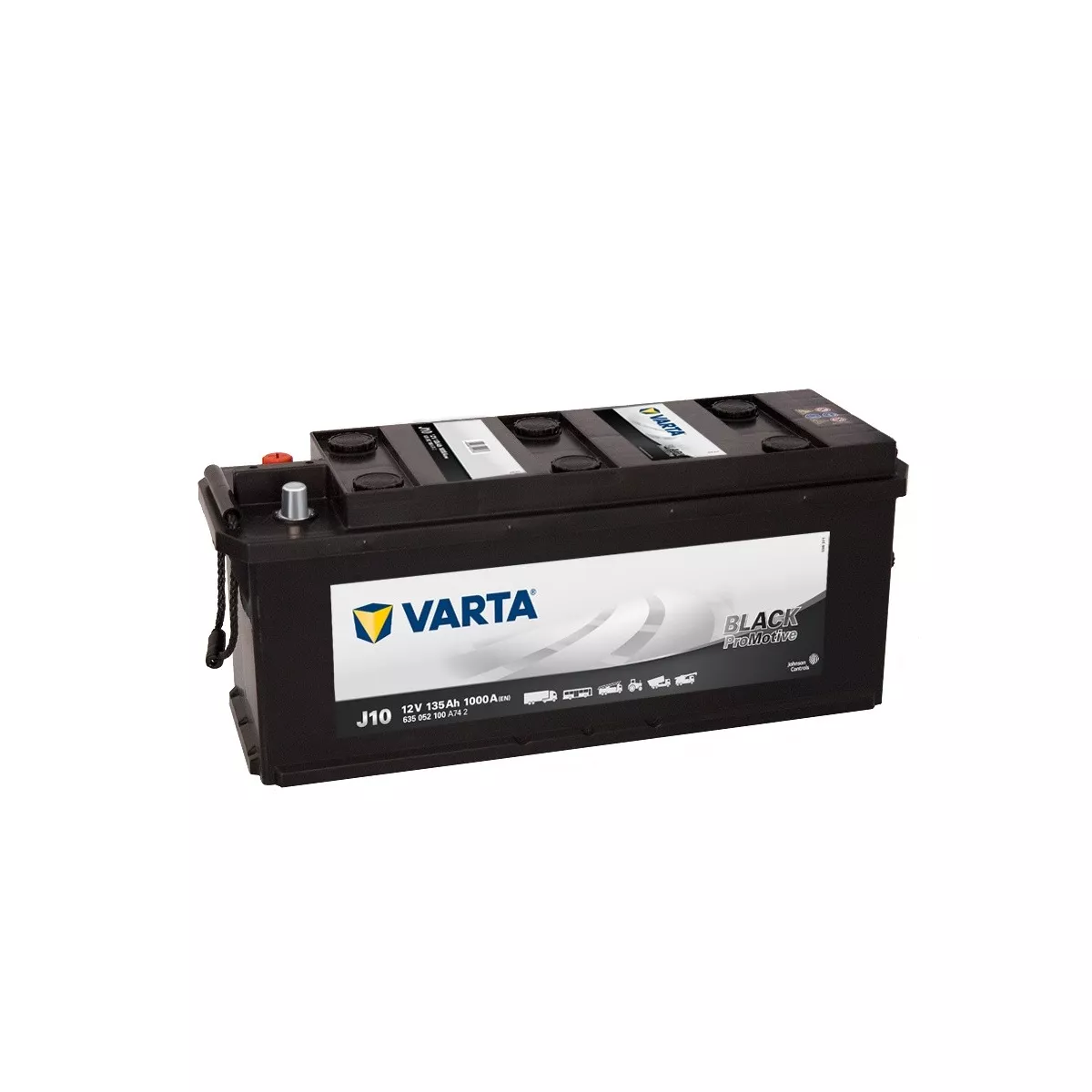 BATTERIE VARTA PROMOTIVE BLACK J10 12V 135AH 1000A BATTERIE VARTA PROMOTIVE BLACK J10 12V 135AH 1000A – Image 1