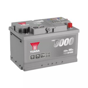 BATTERIE YUASA YBX5100 SILVER 12V 75Ah 710A