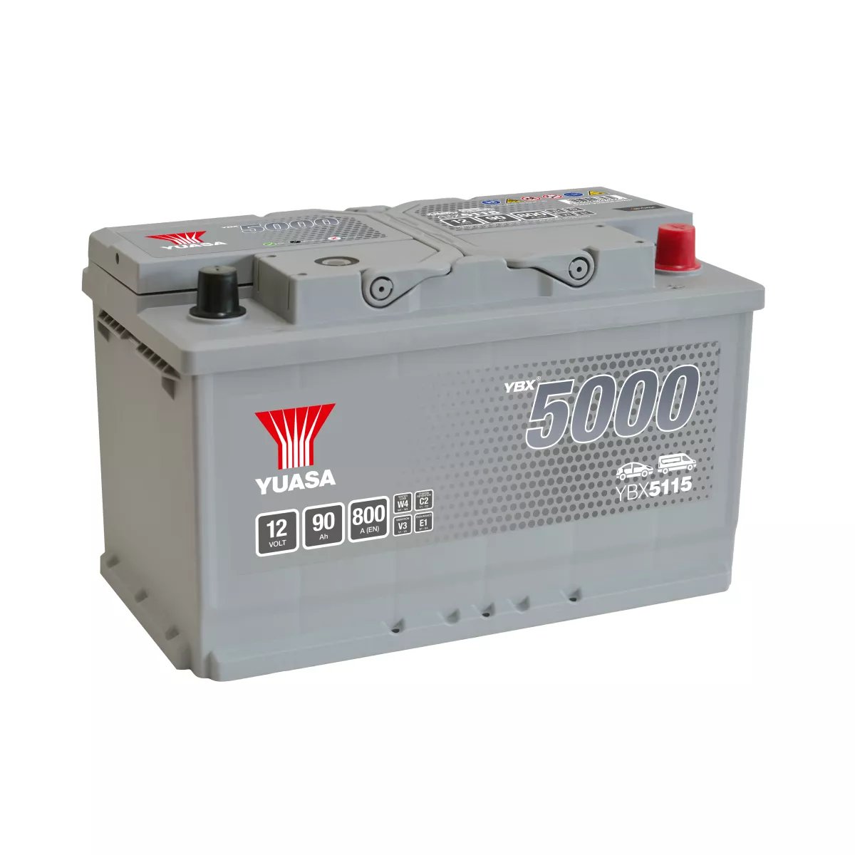 BATTERIE YUASA YBX5115 SILVER 12V 90Ah 800A BATTERIE YUASA YBX5115 SILVER 12V 90Ah 800A – Image 1