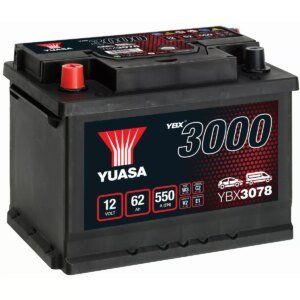 BATTERIE YUASA YBX3078 12V 62Ah 550A