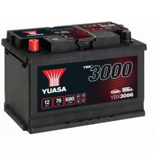 BATTERIE YUASA YBX3086 12V 76Ah 680A