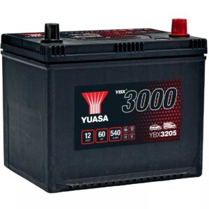 BATTERIE YUASA YBX3205 12V 60Ah 540A