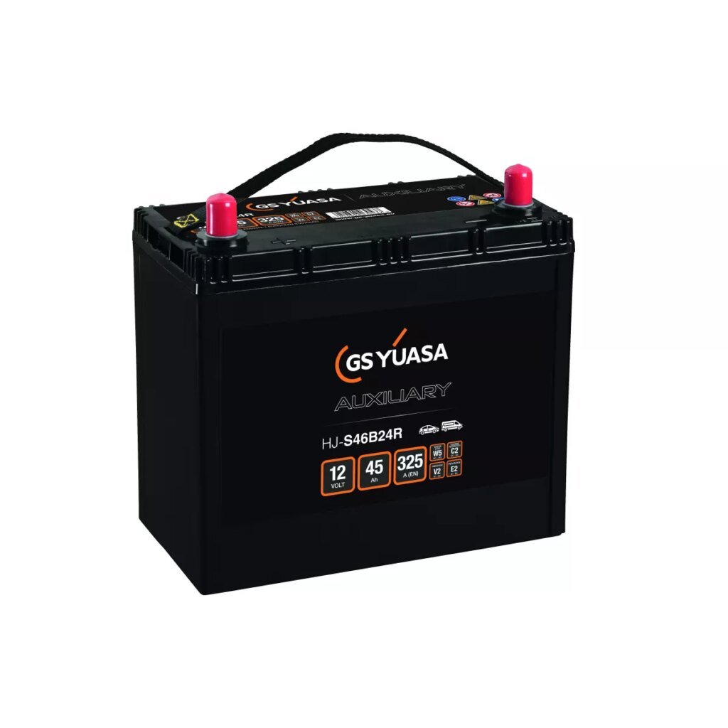 BATTERIE YUASA HJ S46B24R AGM 12V 45Ah 325A