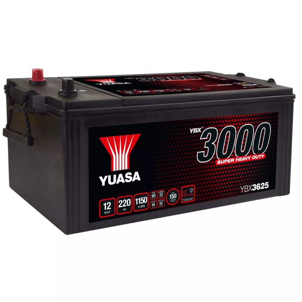 BATTERIE YUASA YBX3625 CARGO SUPER HEAVY DUTY 12V 220Ah 1150A