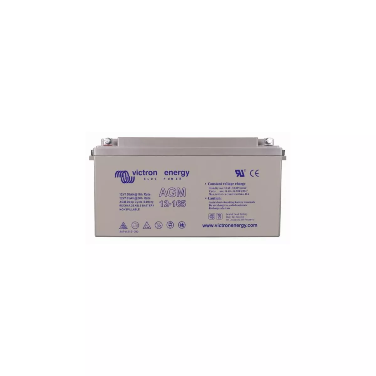 BATTERIE VICTRON ENERGY AGM DEEP CYCLE 12V 165Ah BATTERIE VICTRON ENERGY AGM DEEP CYCLE 12V 165Ah – Image 1