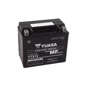 BATTERIE MOTO YUASA YTX12 12V 10AH 180A
