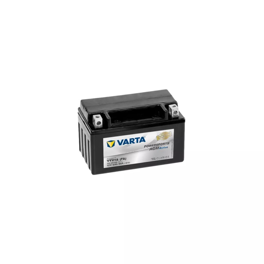 BATTERIE MOTO VARTA AGM ACTIVE YTX7A(FA) 12V 6AH 90A