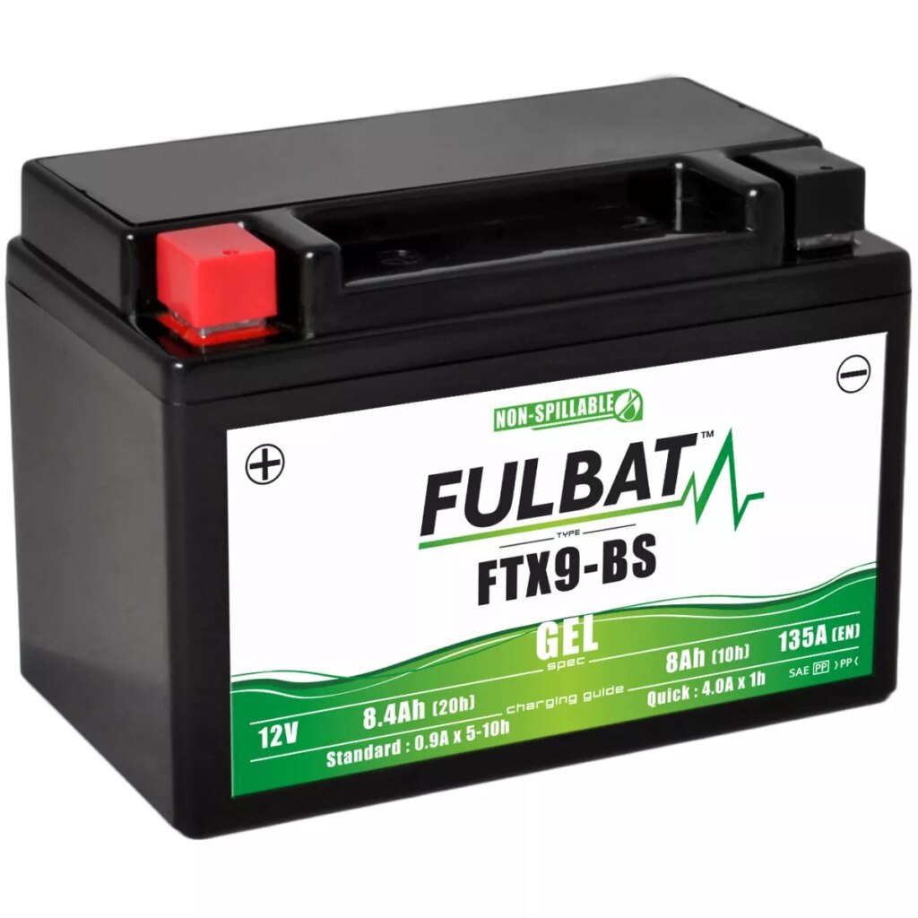 BATTERIE MOTO FULBAT GEL FTX9 BS / YTX9 BS 12V 8,4AH 135A