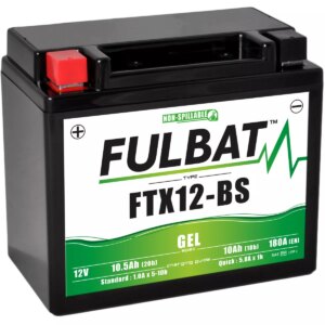 BATTERIE MOTO FULBAT GEL FTX12 BS / YTX12 BS 12V 10,5AH 180A
