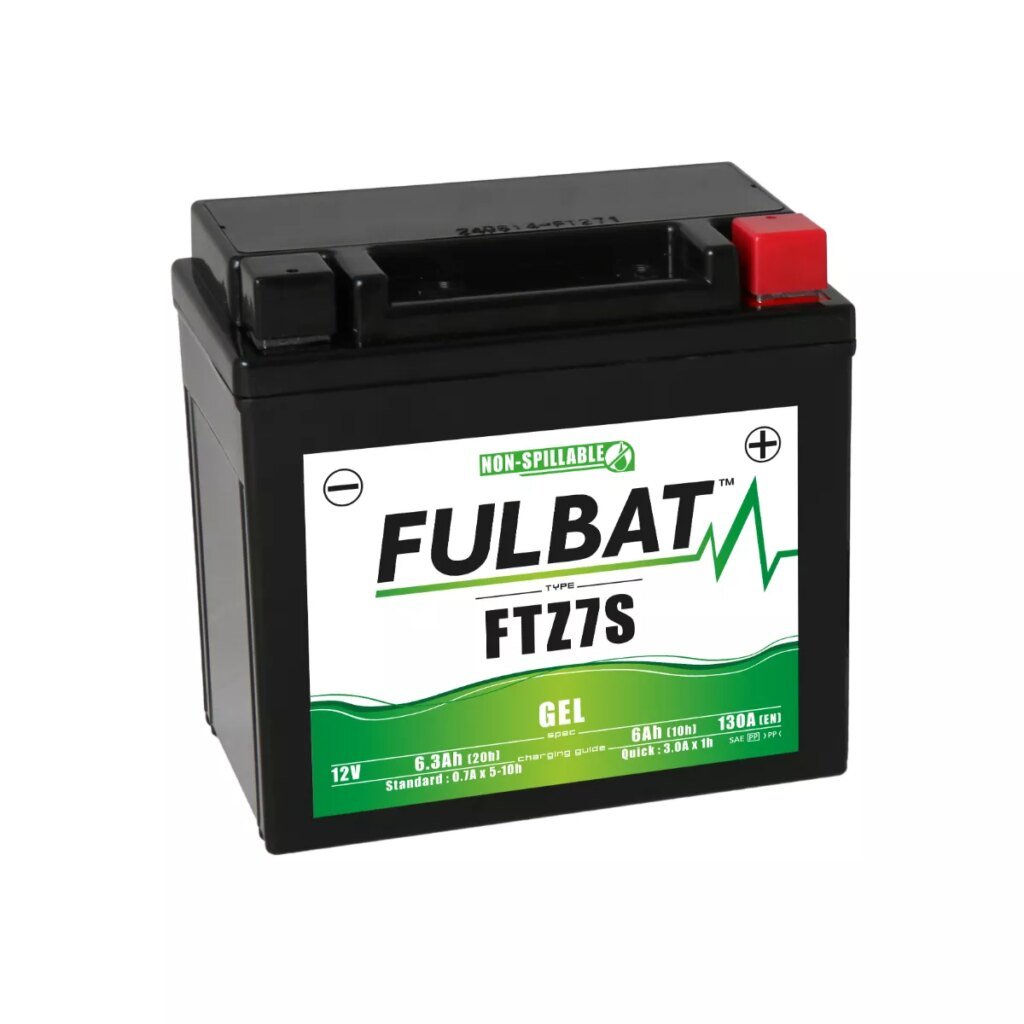 BATTERIE MOTO FULBAT GEL FTZ7S / YTZ7S 12V 6,3AH 130A