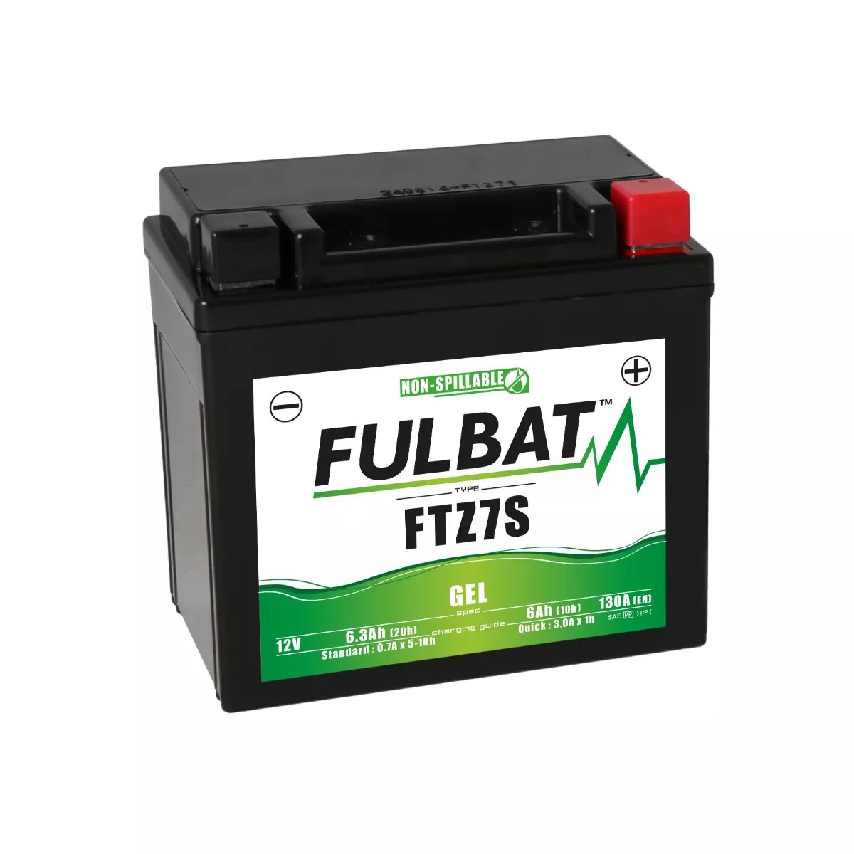 BATTERIE MOTO FULBAT GEL FTZ7S / YTZ7S 12V 6,3AH 130A BATTERIE MOTO FULBAT GEL FTZ7S / YTZ7S 12V 6,3AH 130A – Image 1