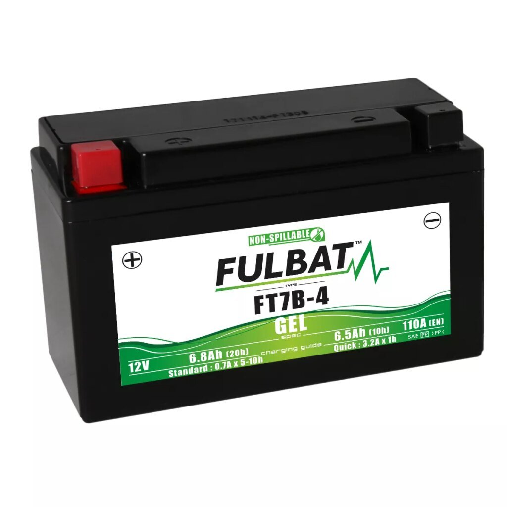 BATTERIE MOTO FULBAT GEL FT7B 4 / YT7B BS 12V 6,8AH 110A