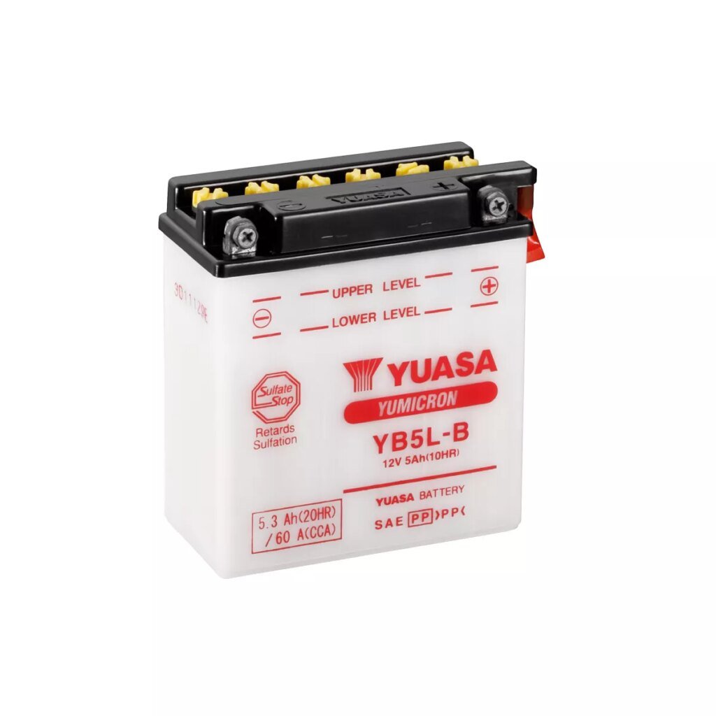 BATTERIE MOTO YUASA YB5L B 12V 5AH 60A