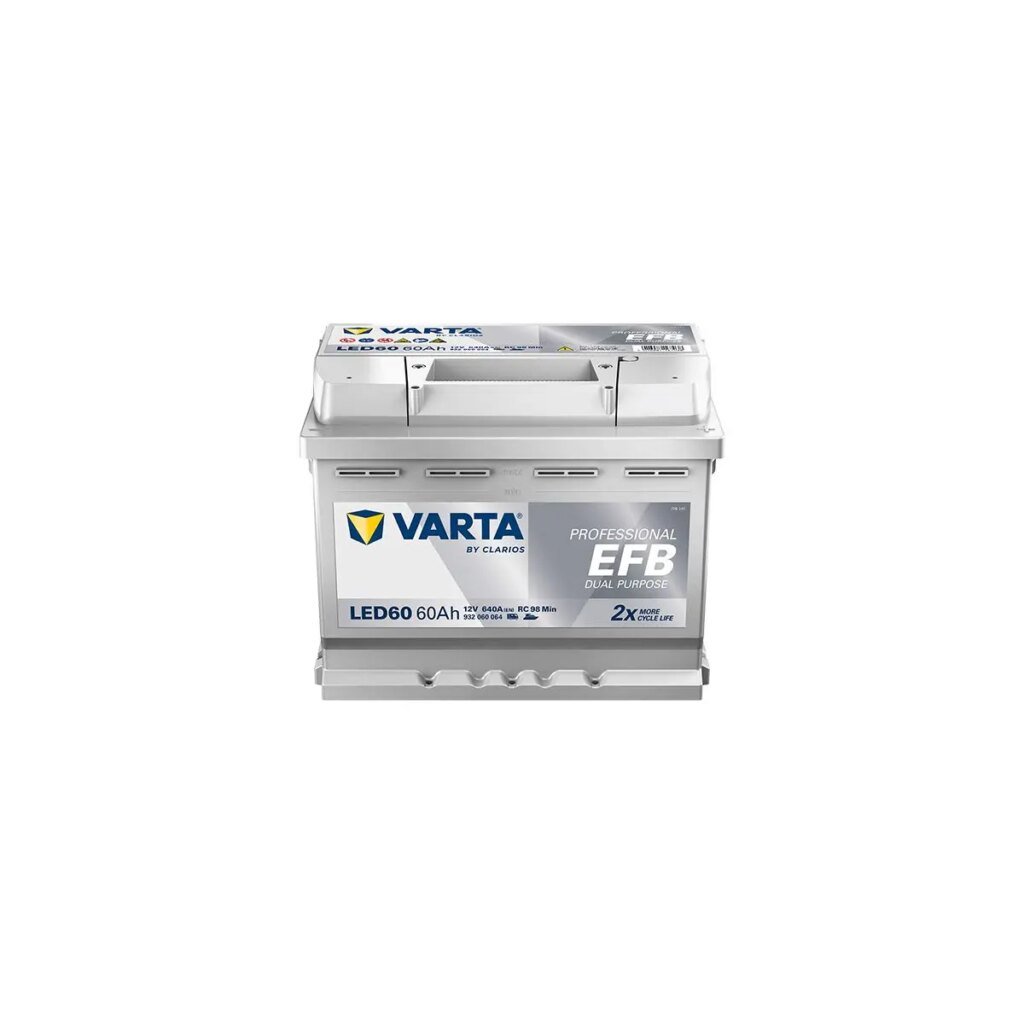 BATTERIE VARTA DUAL PURPOSE EFB LED60 12V 60AH 680A