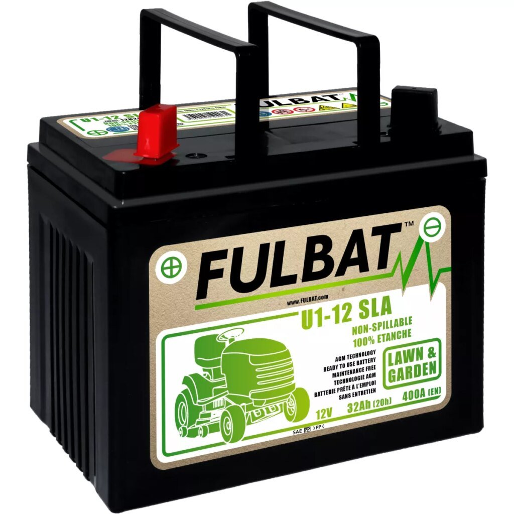 BATTERIE TONDEUSE FULBAT U1 12 SLA (12N24 4A) 12V 32AH 400A