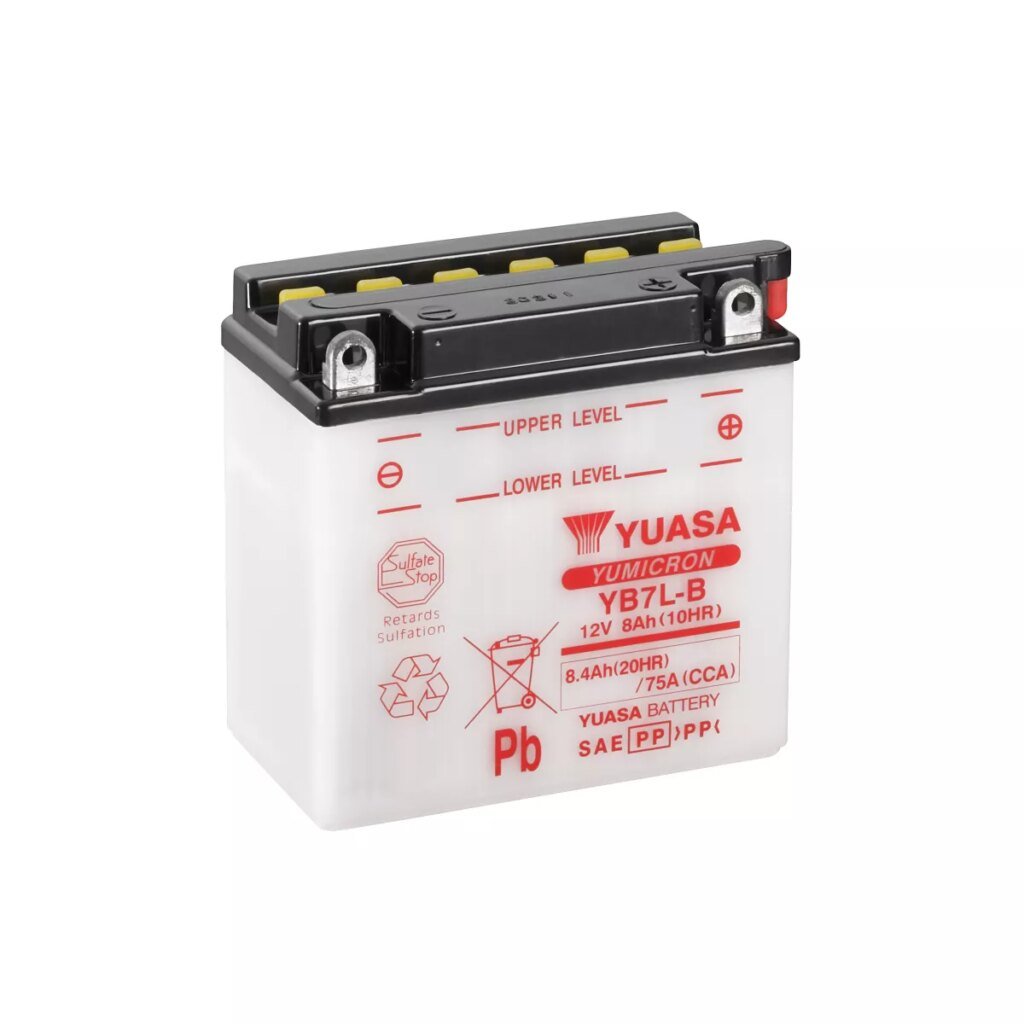 BATTERIE MOTO YUASA YB7L B 12V 8AH 75A