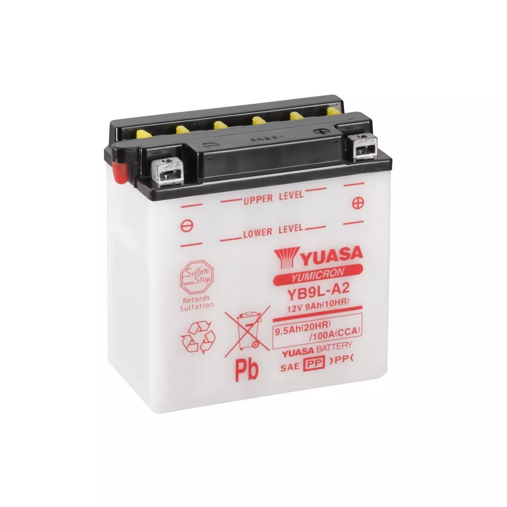 BATTERIE MOTO YUASA YB9L A2 12V 9AH 100A