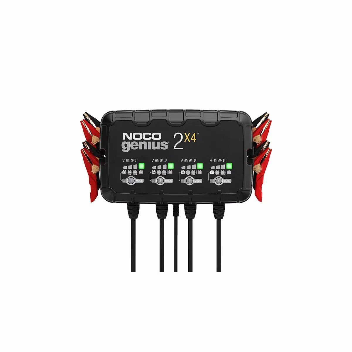 Chargeur Genius 2X4 4 sorties 2A Chargeur Genius 2X4 4 sorties 2A – Image 1