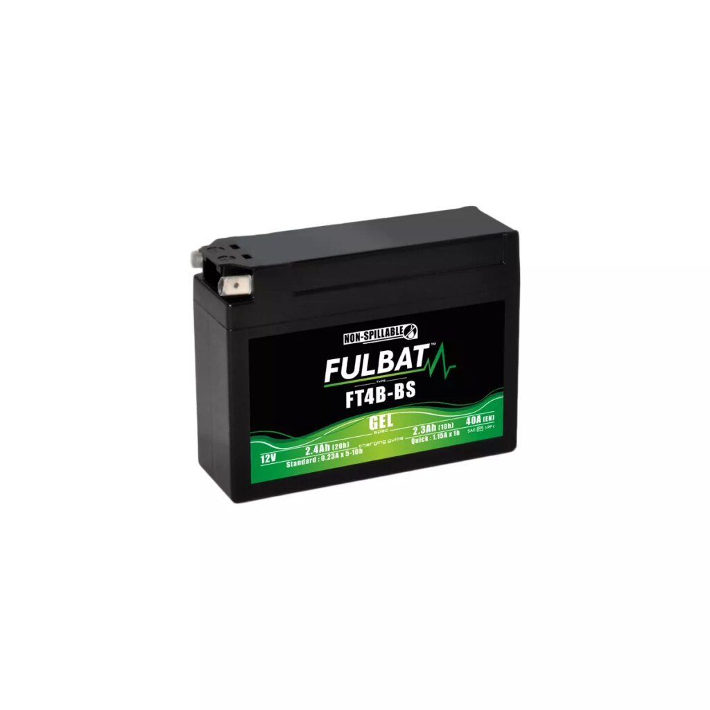 BATTERIE MOTO FULBAT GEL FT4B BS 12V 2,3AH 40A
