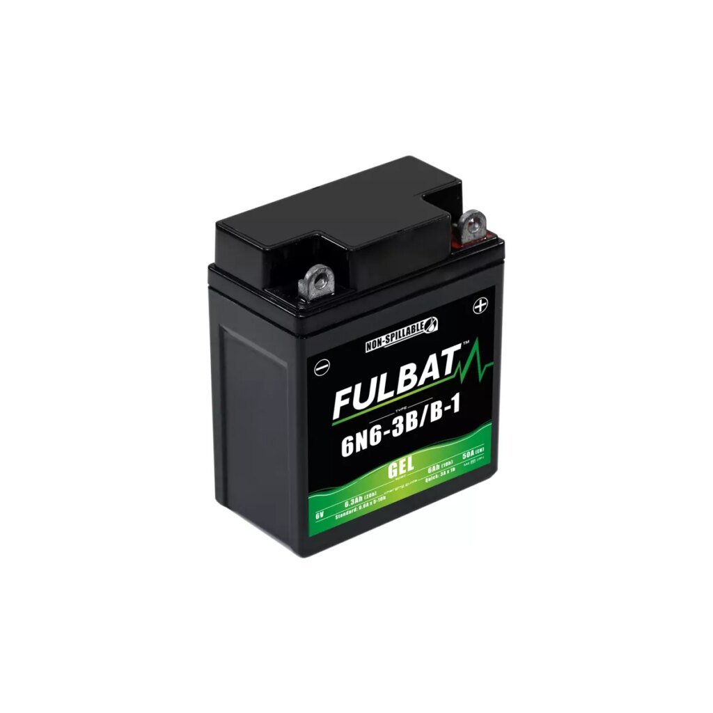 BATTERIE MOTO FULBAT GEL 6N6 3B/B 1 6V 6,3AH 50A