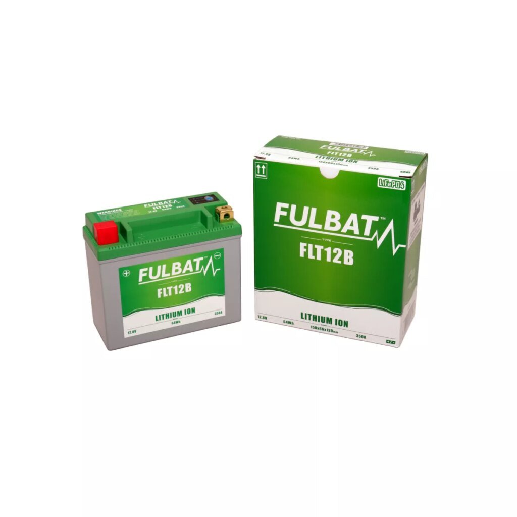 BATTERIE MOTO FULBAT LITHIUM LIFEPO4 FLT12B 12V 64WH 350A