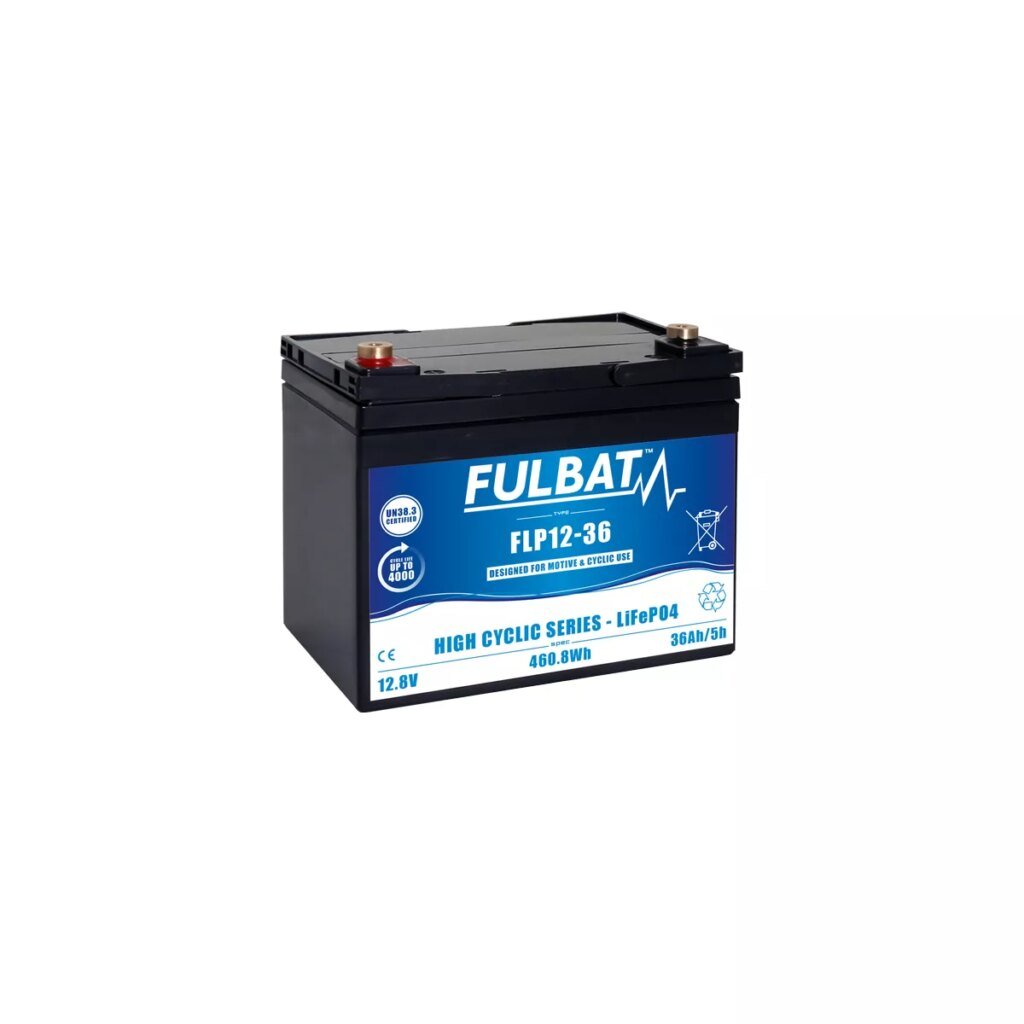 BATTERIE LiFePO4 CYCLIC LITHIUM FULBAT FLP12 36 12,8V 36AH