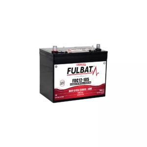 BATTERIE DEEP CYCLE AGM CARBONE FULBAT FDC12 105 12V 108AH