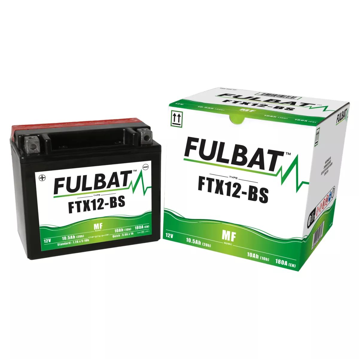 BATTERIE MOTO FULBAT MF FTX12-BS 12V 10,5AH 180A BATTERIE MOTO FULBAT MF FTX12-BS 12V 10,5AH 180A – Image 1