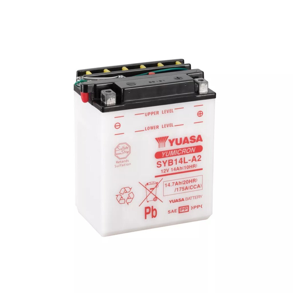 BATTERIE MOTO YUASA SYB14L A2 12V 14AH 175A