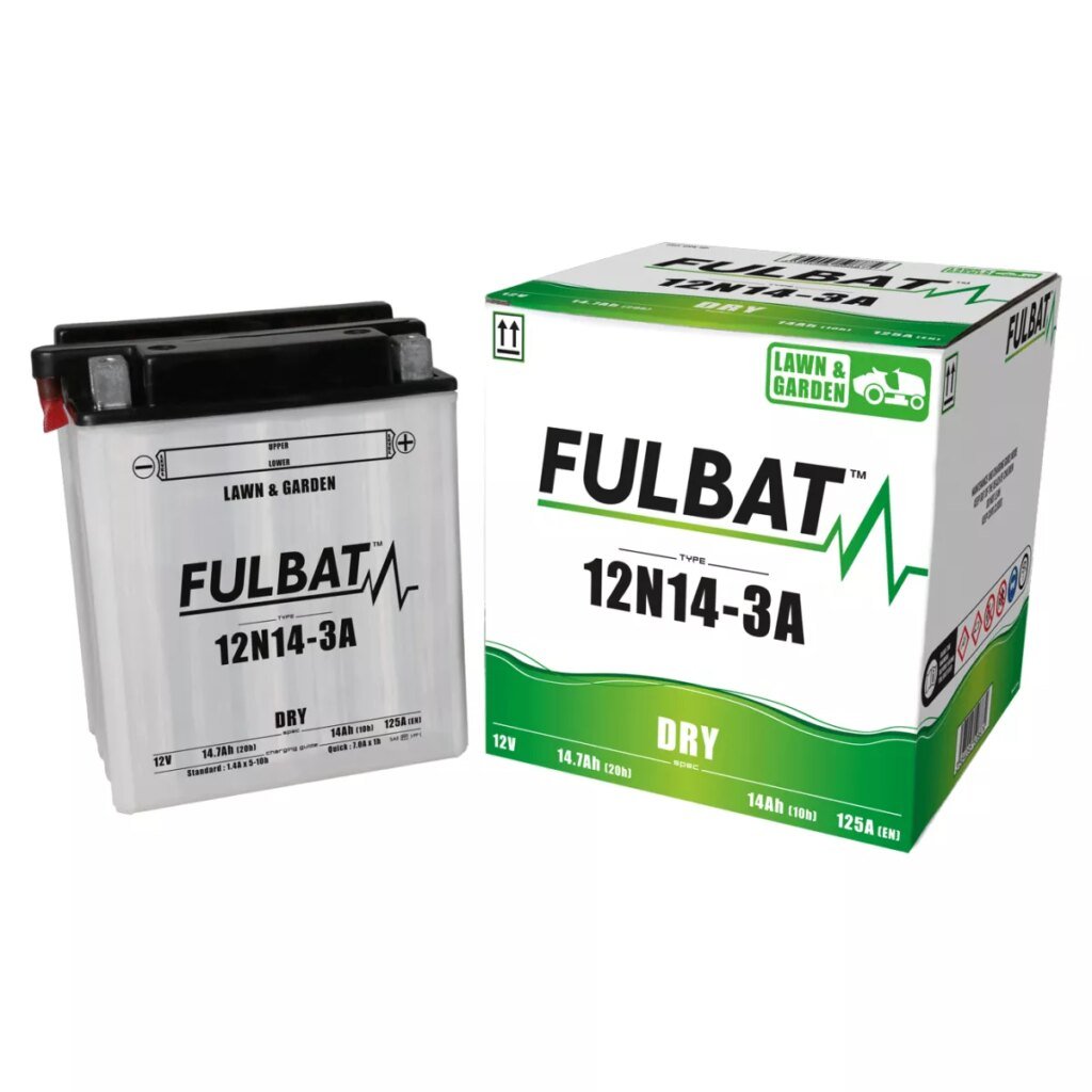 BATTERIE MOTO FULBAT DRY 12N14 3A (FB14L A2) 12V 14,7AH 125A