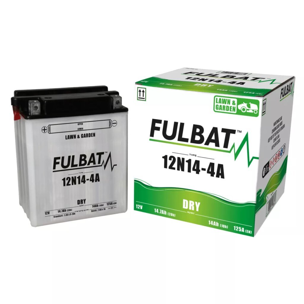 BATTERIE MOTO FULBAT DRY 12N14 4A (FB14 A2) 12V 14,7AH 125A