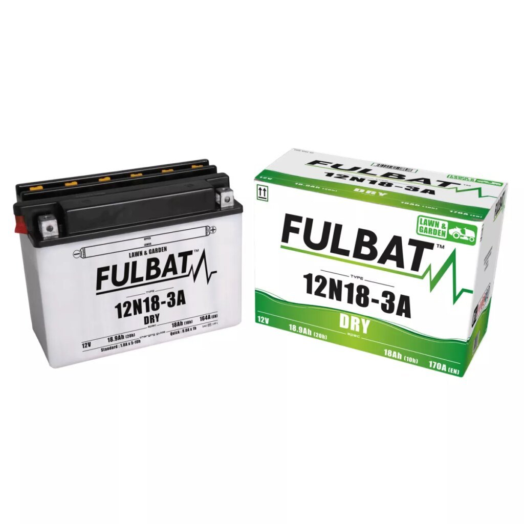 BATTERIE MOTO FULBAT DRY 12N18 3A 12V 18,9AH 170A
