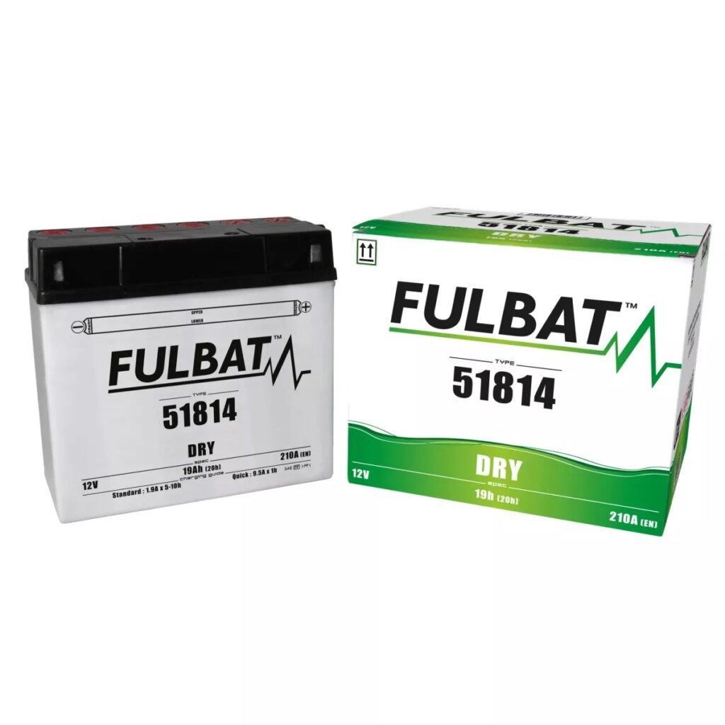 BATTERIE MOTO FULBAT DRY 51814 12V 19AH 210A