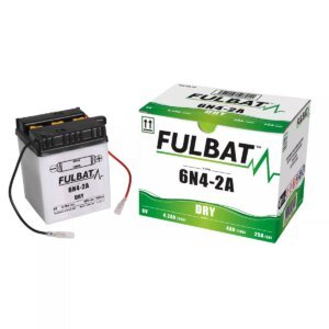 BATTERIE MOTO FULBAT DRY 6N4-2A 6V 4,2AH 25A