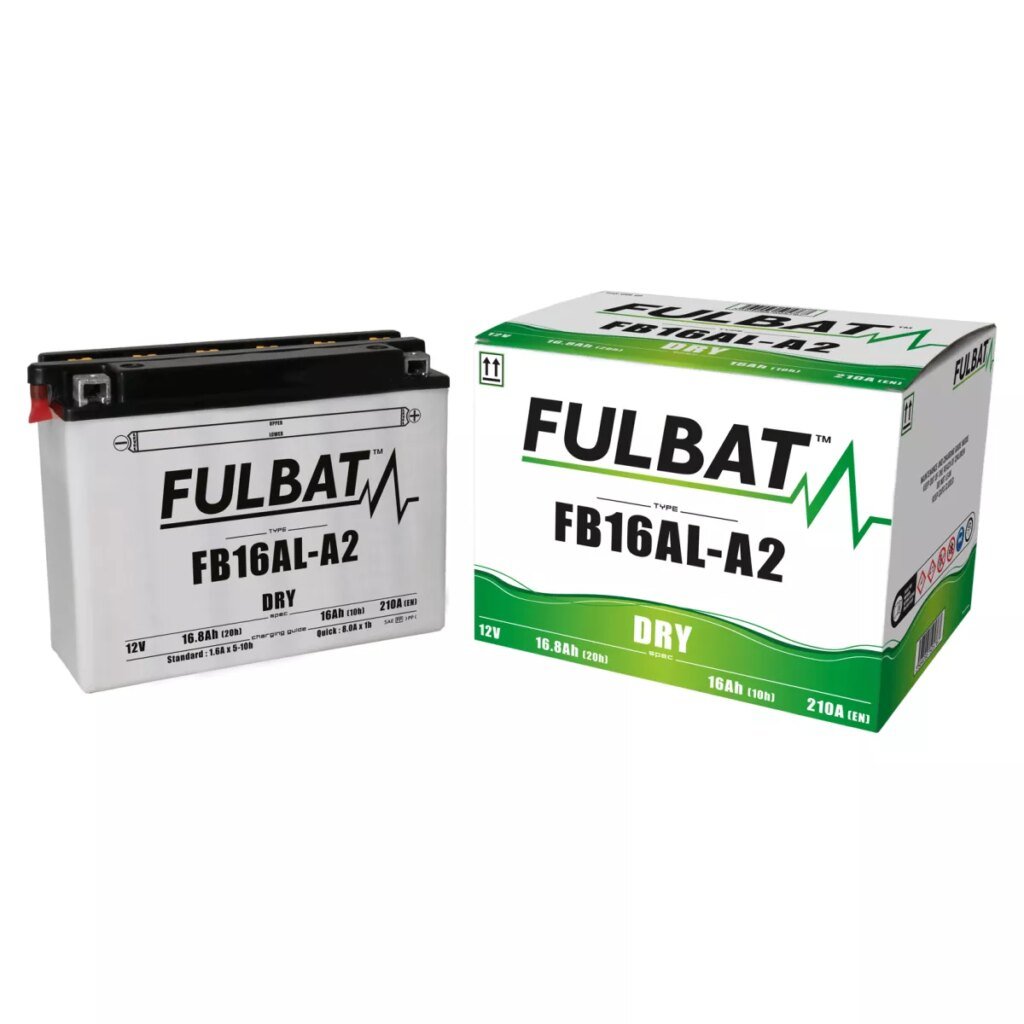 BATTERIE MOTO FULBAT DRY FB16AL A2 12V 16,8AH 210A