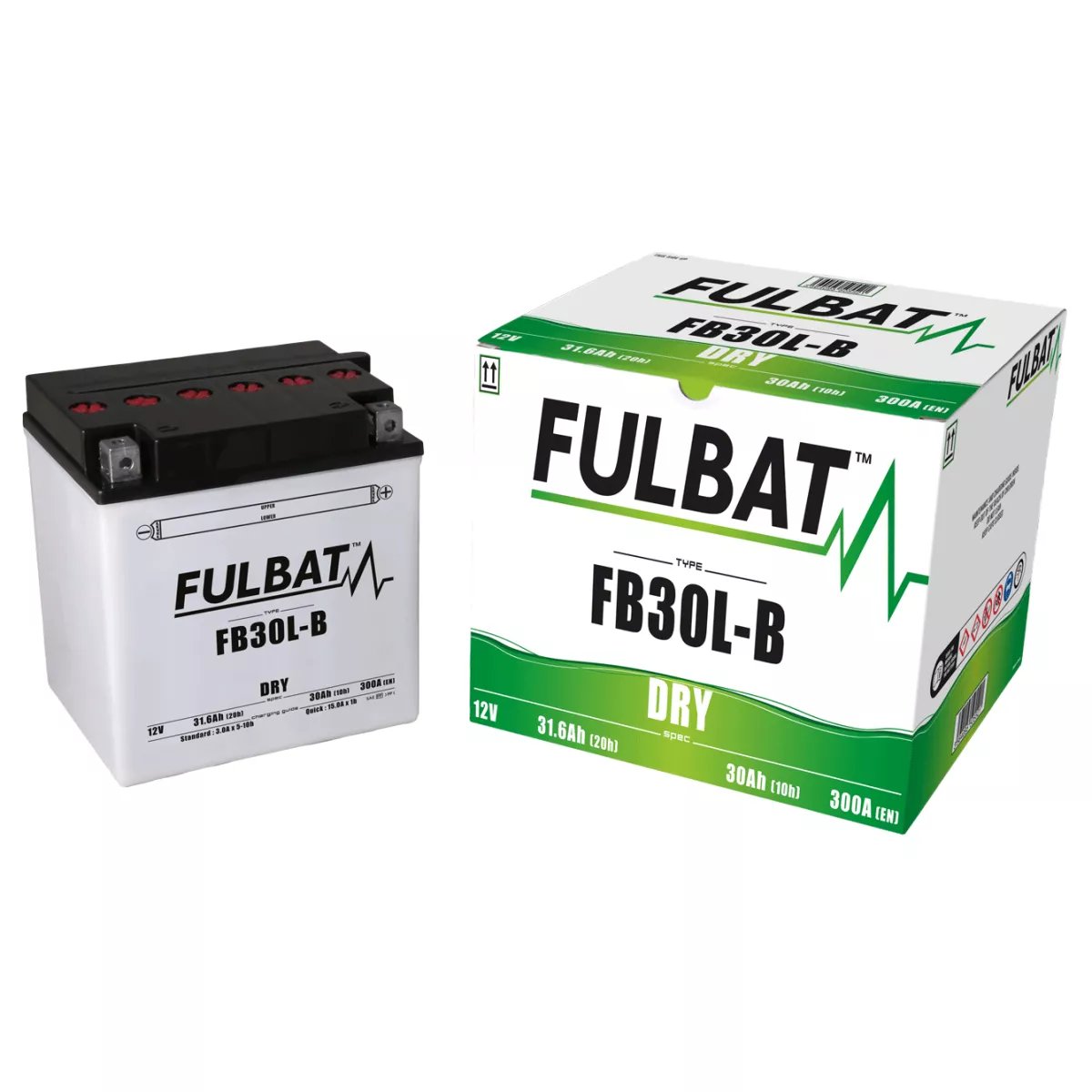 BATTERIE MOTO FULBAT DRY FB30L-B 12V 31,6AH 300A BATTERIE MOTO FULBAT DRY FB30L-B 12V 31,6AH 300A – Image 1