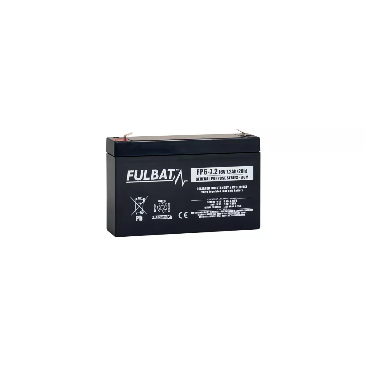 BATTERIE FULBAT FP6-7.2 6V 7,2AH BATTERIE FULBAT FP6-7.2 6V 7,2AH – Image 1